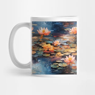 Monet Style Water Lilies 17 Mug